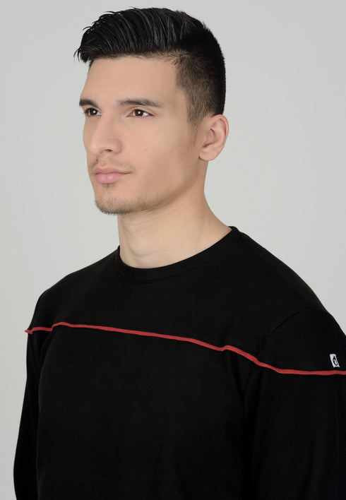 Waffle Knit Sweatshirt